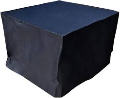 Bali outdoors square durable brown gas fire pit cover, 30.7 inch wide 23.6 inch high. 31 Inch Square Gas Firepit Cover Walmart Com Walmart Com