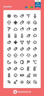 Download Weather Free Icon Pack 55 Line Icons Icon Icon Pack Free Icon Packs