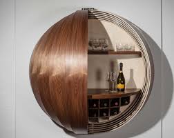 Wall mounted bar cabinets for home. Dime Cabinet Lets You Put A Gorgeous Mini Bar Coffee Station Or Kitchen Worktop On Your Wall Trendspace Com Home Design And Decoration Ideas