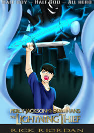 Percy Jackson And The Lightning Thief Book Cover By Leinn Kun On Deviantart