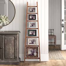 Fruita Wood And Mdf 6 Photo Ladder Distressed Wood Wall Home Decor Decor