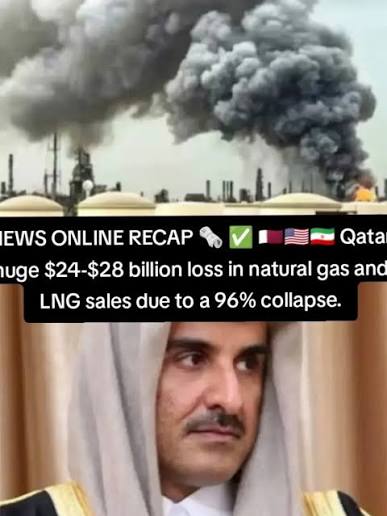 Reuben Idudu EyeNews | NEWS ONLINE RECAP 🗞️ ✓ Qatari LNG Export Collapse  Qatar has suffered an estimated $24 billion revenue loss and a 96% drop in  liquefied... | Instagram