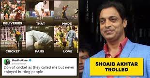 Shoaib Akhtar Called Himself Don Of Cricket Twitter Trolled Him Reminded Of Sachin Tendulkar Check More At Https Trendsindia Sachin Tendulkar Cricket Call