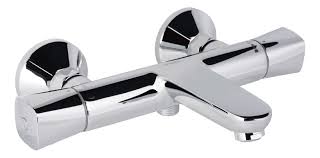 Die oberfläche dieses wasserhahns ist mit der hochwertigen grohe starlight technologie versehen und bietet wer also in bad, küche oder anderer stelle einen wasserhahn an der wand sucht, für den ist die. Hansgrohe Thermostatmischer Ecostat Universal Calmwaters