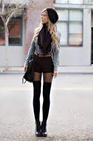 Tips On How To Style Thigh High Socks High Socks Outfits Thigh High Socks Outfit Fashion