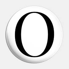 Alphabet O Letter O Pin Teepublic