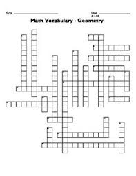 52 vocabulary words are included in this puzzle. Free Downloads Geometry Crosswords Geometry Geometry Vocabulary Math Vocabulary