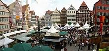 It is situated 30 km (19 mi) south of the state capital, stuttgart, and developed on both sides of the neckar and ammer rivers. Tubingen Wikipedia