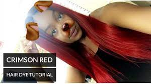 Red is all the rage right now. Crimson Red Hair Dye Tutorial Ali Julia Brazilian Body Wave X Adore Crimson 68 Hair Color Youtube
