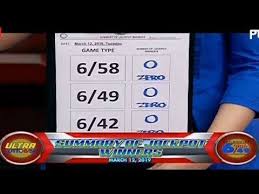 Pcso 9pm Lotto Results March 12 2019 Lotto 6 58 6 49 6 42 6 Digit Lotto Results Lotto News Today