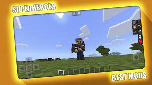 Superheroes mod para minecraft pe te permite descargar e instalar muchos mods de los mejores héroes de animación, de series tv y . Avengers Superheroes Mod For Minecraft Pe Mcpe La Ultima Version De Android Descargar Apk