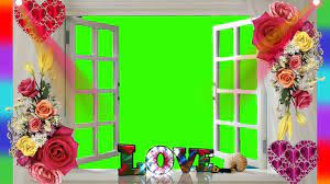 5,883 best green screen free video clip downloads from the videezy community. Flower Love Light Photo Frame Wedding Green Background Screen Effect Hd Video 23 Youtube