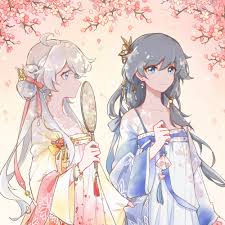 kiana kaslana and fu hua (honkai and 1 more) drawn by tanghc175 | Danbooru