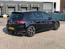 The volkswagen golf (mk7) (also known as the golf vii) is a small family car produced by german automobile manufacturer volkswagen, as the seventh generation of the golf and the successor to the golf mk6. V Maxx Tieferlegungsfedern Fur Volkswagen Golf 7 Gti Gtd Www Dejavucars Eu