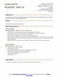 I got to the point where i was making more money at the weekend. Casino Dealer Resume Samples Qwikresume