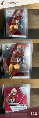 Brandon Aiyuk 49ers Mosaic Rookie Card In 2020 Cards Insulated Gloves Pink Adidas Shirt