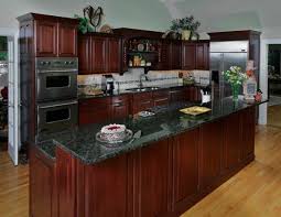 Countertops Matter Cherry Cabinets Kitchen Green Granite Countertops Wood Kitchen Cabinets