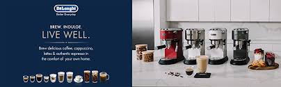If there is not, the machine will not brew. Amazon Com Delonghi America Inc Ec685r Dedica Deluxe 15 Bar Pump Espresso Machine Red Everything Else