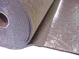 Most residential carpet padding is 3/8 to 7/16 of an inch thick and 6 to 8 lbs. Thermozite Heat Shield Carpet Padding
