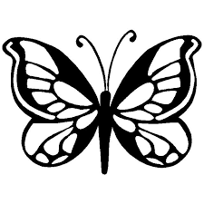 Black And White Stencil Butterfly Outline Free Clip Art Butterfly Images Online Yahoo Image Search Results Butterfly Stencil Butterfly Template Animal Stencil