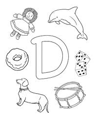 Educational & preschool coloring pages. D Is For Worksheet Education Com