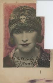 Fannie Ward- SUPER RARE Vintage Signed Clipped Photo