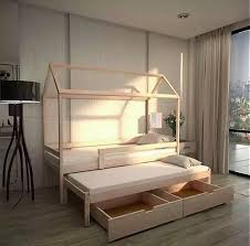 Toddler Bed Montessori Bed House Bed Wood Baby Furniture Kid Nursery Bed White Bed Tent Teepee House Yatak Cadir Yatak Odasi Mobilyalari Ve Bebek Mobilya