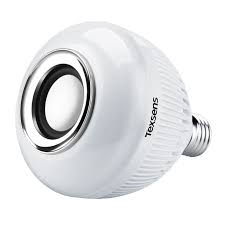 Led Light Bulb Speaker With 24 Keys Remote Control