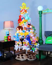 6 Pop Culture Christmas Trees Fun Com Blog Creative Christmas Trees Holiday Christmas Tree Sesame Street Christmas