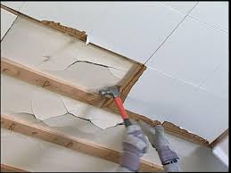 Stippled and popcorn textured ceilings became popular caution: How To Replace Ceiling Tiles With Drywall How Tos Diy