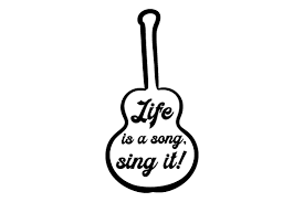Download Life Is A Song Sing It Svg Cut File By Creative Fabrica Crafts Creative Fabrica SVG Cut Files