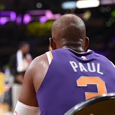 Chris paul suns hardwood classics authentic jersey purple men. Chris Paul Injury Update Rested Today Questionable For Game Four Bright Side Of The Sun