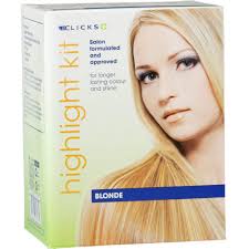 Highlighting hair at home doesn't have to be difficult! Clicks Highlight Kit Blonde 1 Application Clicks