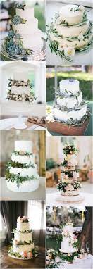 Green Wedding Color Ideas Greenery Wedding Cakes Weddings Greenweddings Weddingideas Rusticwe Wedding Cake Greenery Green Wedding Cake Cool Wedding Cakes