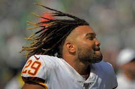 Derrius guice (pronounced /ɡaɪs/) (born june 21, 1997) is an american football running back who is a free agent. Derrius Guice Could Miss Up To Eight Weeks With Torn Meniscus In His Knee The Washington Post