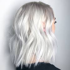 Long blond hair with balayage. Clear Platinum White Blonde Haircolor Formula Behindthechair Com
