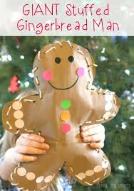 Diy Jumbo Stuffed Gingerbread Man Craft Preschool Christmas Man Crafts Gingerbread Man Crafts