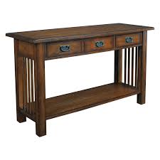 Hammary Canyon Rectangular Console Table The Classic Mission Style Of The Hammary Canyon Rec Oak Console Table Mudroom Furniture Reclaimed Wood Console Table