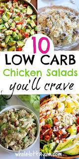 10 Low Carb Keto Chicken Salad Recipe Ideas Recipe Low Calorie Salad Low Carb Chicken Salad Chicken Salad Recipes