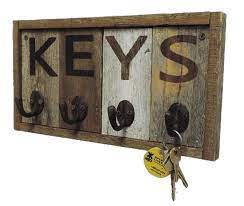 This piece has loads of rustic charm with mail. Wall Key Holder Rustic Reclaimed Wood Cottage Chic Style