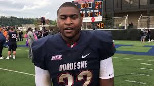 Duquesne RB A.J. Hines 9/8/2018