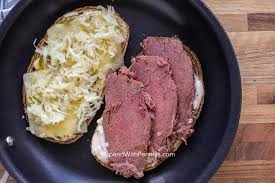 I always leave a little room around them so they bake nicely. Reuben Sandwich Spend With Pennies
