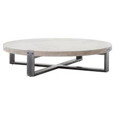Metal Concrete 55 Round Coffee Table Round Coffee Table Concrete Coffee Table Coffee Table