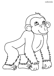 So, of course, we had to include them among our coloring features. Monkeys Coloring Pages Free Printable Monkey Coloring Sheets