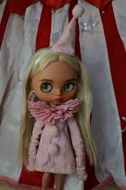 Blythe Circus Clothes, Blythe Dress, Blythe Clown Outfit, Blythe Circus,  Blythe Clown, Blythe Vintage Outfit, Clown Set for Blythe Doll