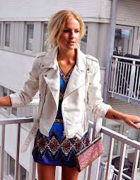 Pin By Victoria Solis On Street Style White Leather Jacket Outfit White Leather Jacket Fashion