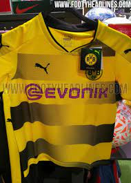 A victory for dortmund will seal third spot for them behind bayern and rb leipzig. Borussia Dortmund 17 18 Home Kit Released Footy Headlines