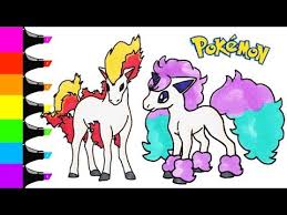 Found 39 coloring page images for 'ponyta'. Pokemon Speed Coloring Ponyta And Ponyta Galarian Version I Fun Colouring For Kids Youtube