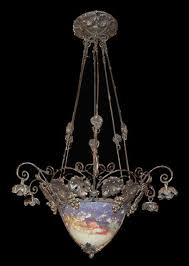 French Art Deco Muller Freres Luneville Chandelier Avizeler Aydinlatmalar Lamba
