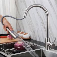 Kitchen faucets usually come in several finishes, from stainless steel to bronze to chrome. Pull Out Kitchen Faucet Sink Tap Sink Faucet Basin Tap Basin Faucet Kitchen Tap Shopee Singapore